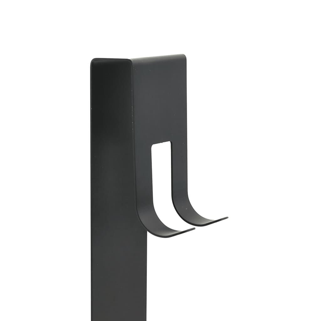 vidaXL Hanging Shower Caddy Matt Black Brushed 304 Stainless Steel