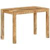 vidaXL Dining Table 110x55x76 cm Solid Wood Mango