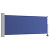vidaXL Patio Retractable Side Awning 100x300 cm Blue