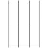 vidaXL 3-Panel Room Divider White 150x220 cm Fabric