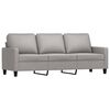 vidaXL 4 Piece Sofa Set with Cushions Light Grey Fabric