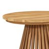 vidaXL Garden Side Table Brown 50 x 50 x 49.5 cm Solid teak wood