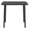 vidaXL 3 Piece Bistro Set Steel Dark Grey