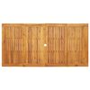 vidaXL Garden Dining Table 180x90x75 cm Solid Wood Acacia