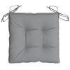 vidaXL Chair Cushions 2 pcs Grey 40x40x7 cm Oxford Fabric