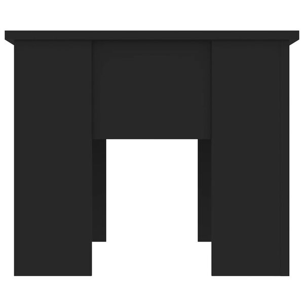 vidaXL Coffee Table Black 79x49x41 cm Engineered Wood