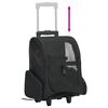 vidaXL Foldable Multipurpose Pet Trolley Black