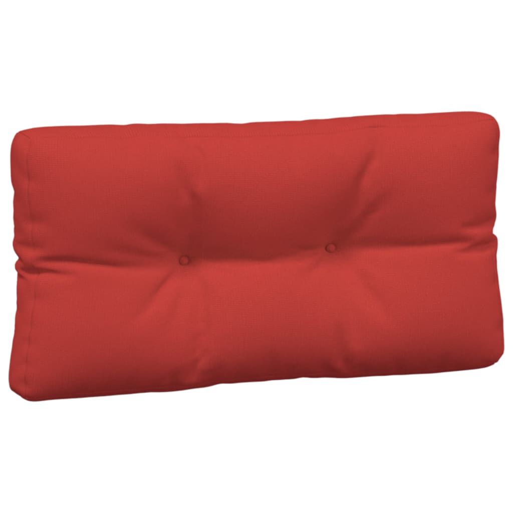 vidaXL Pallet Cushions 3 pcs Red Fabric