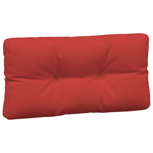 vidaXL Pallet Cushions 3 pcs Red Fabric