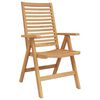 vidaXL Garden Dining Set 5 pcs Brown Solid teak wood