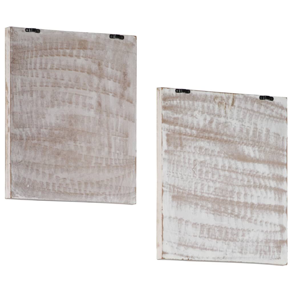 vidaXL Hand-Carved Wall Panels 2 pcs MDF 40x40x1.5 cm