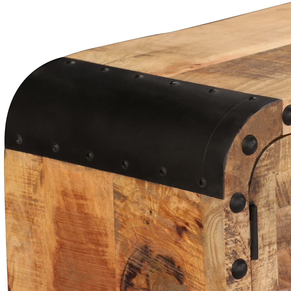 vidaXL Sideboard Solid Mango Wood 120x30x76 cm