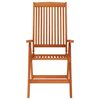 vidaXL Folding Garden Chairs 6 pcs Solid Wood Eucalyptus