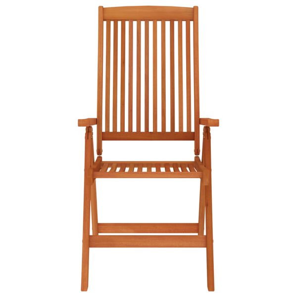 vidaXL Folding Garden Chairs 6 pcs Solid Wood Eucalyptus