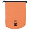 vidaXL Dry Bag Orange 15 L PVC