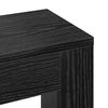 vidaXL Radiator Cover Black Oak 78 x 20 x 82 cm