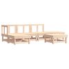 vidaXL 6 Piece Garden Lounge Set with Cushions Solid Wood