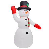 vidaXL Christmas Inflatable Snowman 240 cm