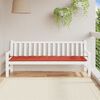 vidaXL Garden Bench Cushion Melange Red 200x50x7 cm Fabric
