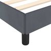 vidaXL Bed Frame without Mattress Dark Grey 100x203 cm Twin XL Velvet