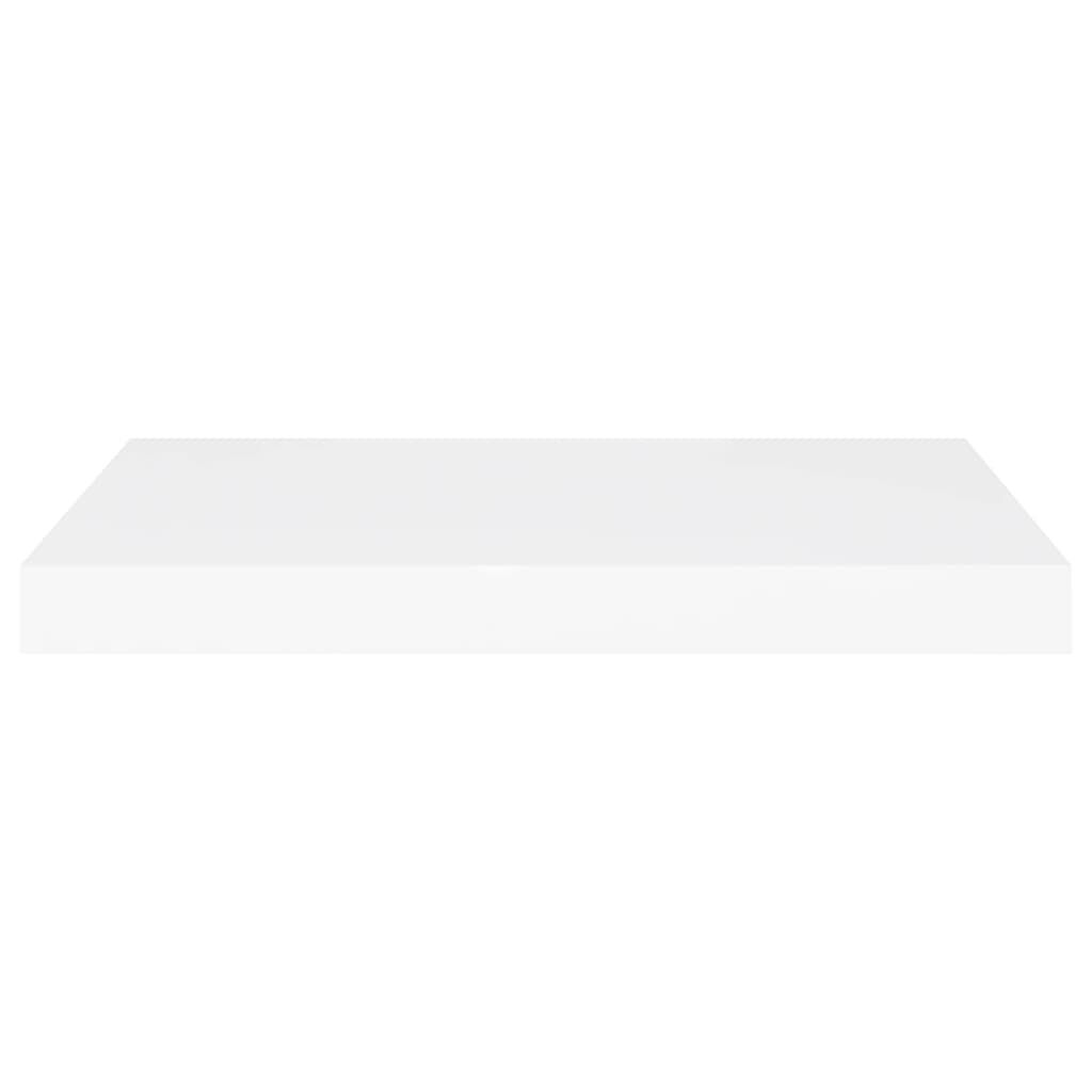vidaXL Floating Wall Shelves 2 pcs White 60x23.5x3.8 cm MDF