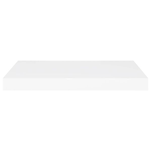 vidaXL Floating Wall Shelves 2 pcs White 60x23.5x3.8 cm MDF