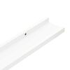 vidaXL Picture Frame Ledge Shelves 2 pcs White 40x9x3 cm MDF