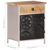vidaXL Bedside Cabinet 40x30x50 cm Rough Mango Wood