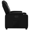 vidaXL Electric Recliner Chair Black Faux Leather
