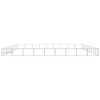vidaXL Dog Kennel Silver 81 m&sup2; Steel