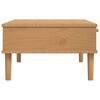 vidaXL Coffee Table SENJA Rattan Look Brown 100x55x33 cm Solid Wood