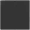 vidaXL 3 Piece Garden Dining Set Black Poly Rattan
