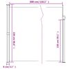 vidaXL Retractable Side Awning Anthracite 220x300 cm