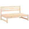 vidaXL Garden Middle Sofas 2 pcs 120x80 cm Solid Wood Pine
