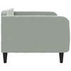vidaXL Day Bed without Mattress Light Grey 100x190 cm Velvet