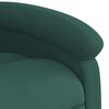 vidaXL Electric Massage Recliner Chair Dark Green Velvet