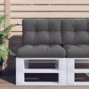 vidaXL Pallet Cushion Anthracite 60x40x12 cm Fabric