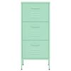 vidaXL Storage Cabinet Mint 42.5x35x101.5 cm Steel
