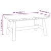 vidaXL 3 Piece Garden Lounge Set Solid Wood Spruce