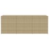vidaXL Garden Storage Box Mix Beige 984L Poly Rattan