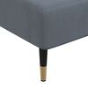 vidaXL Chaise Longue Dark Grey Velvet