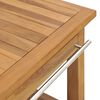 vidaXL Bathroom Vanity Cabinet with 3 Baskets Solid Wood Teak 132x45x75 cm