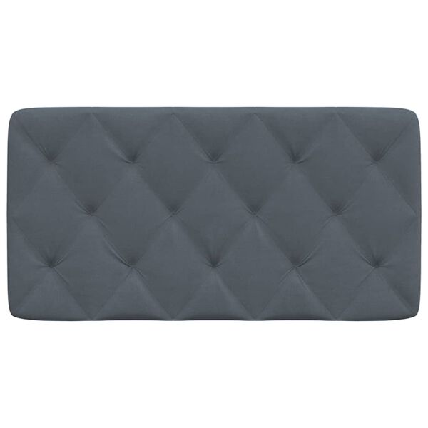vidaXL Headboard Cushion Dark Grey 100 cm Velvet