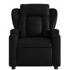 vidaXL Massage Recliner Chair Black Faux Leather