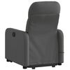vidaXL Electric Stand up Massage Recliner Chair Dark Grey Fabric