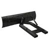 vidaXL Snow Plough for Forklift 150x38 cm Black