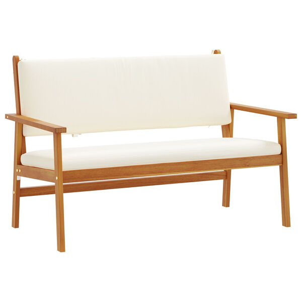 vidaXL 4 Piece Garden Sofa Set with Cushions Solid Wood Acacia
