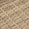 vidaXL 7 Piece Garden Sofa Set with Cushions Beige Poly Rattan