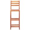 vidaXL Bar Chairs 2 pcs Solid Acacia Wood