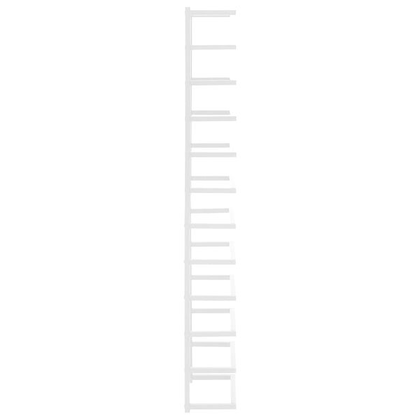 vidaXL Towel Rack White 24x12x96 cm Steel